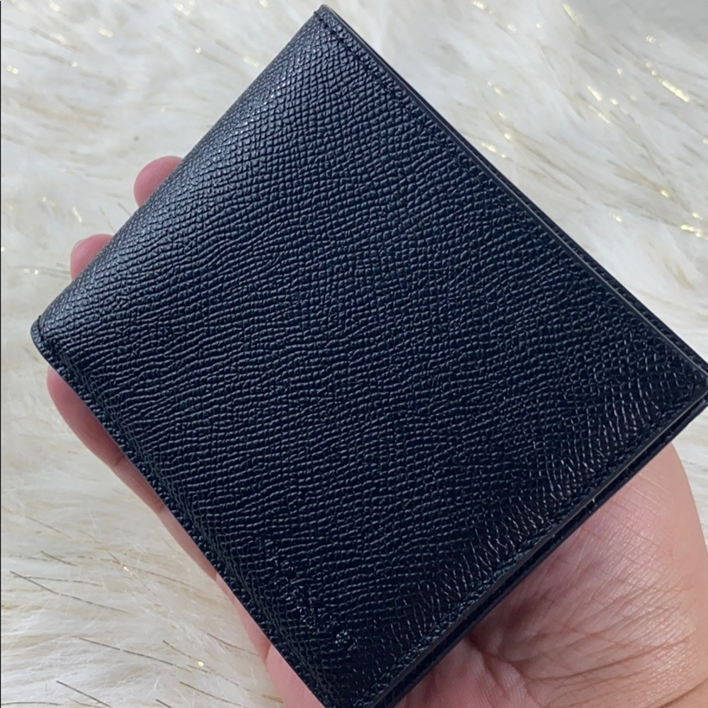 COACH COMPACT ID CROSSGRAIN LEATHER MEN’s WALLET - Picture 8 of 8